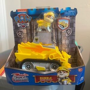 Paw Patrol Rubble Rescue Knights Toy Brand New